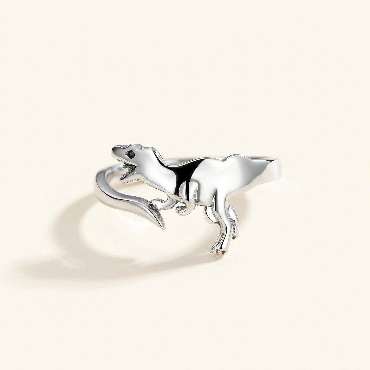 Bague Dinosaure Ajustable avec Design Ouvert