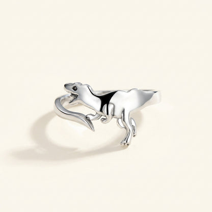 Bague Dinosaure Ajustable avec Design Ouvert