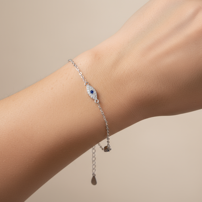 Ayumi – Bracelet Œil Protecteur Élégant