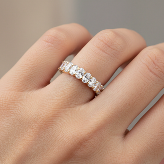 Janice – Bague femme luxueuse ornée de zircon