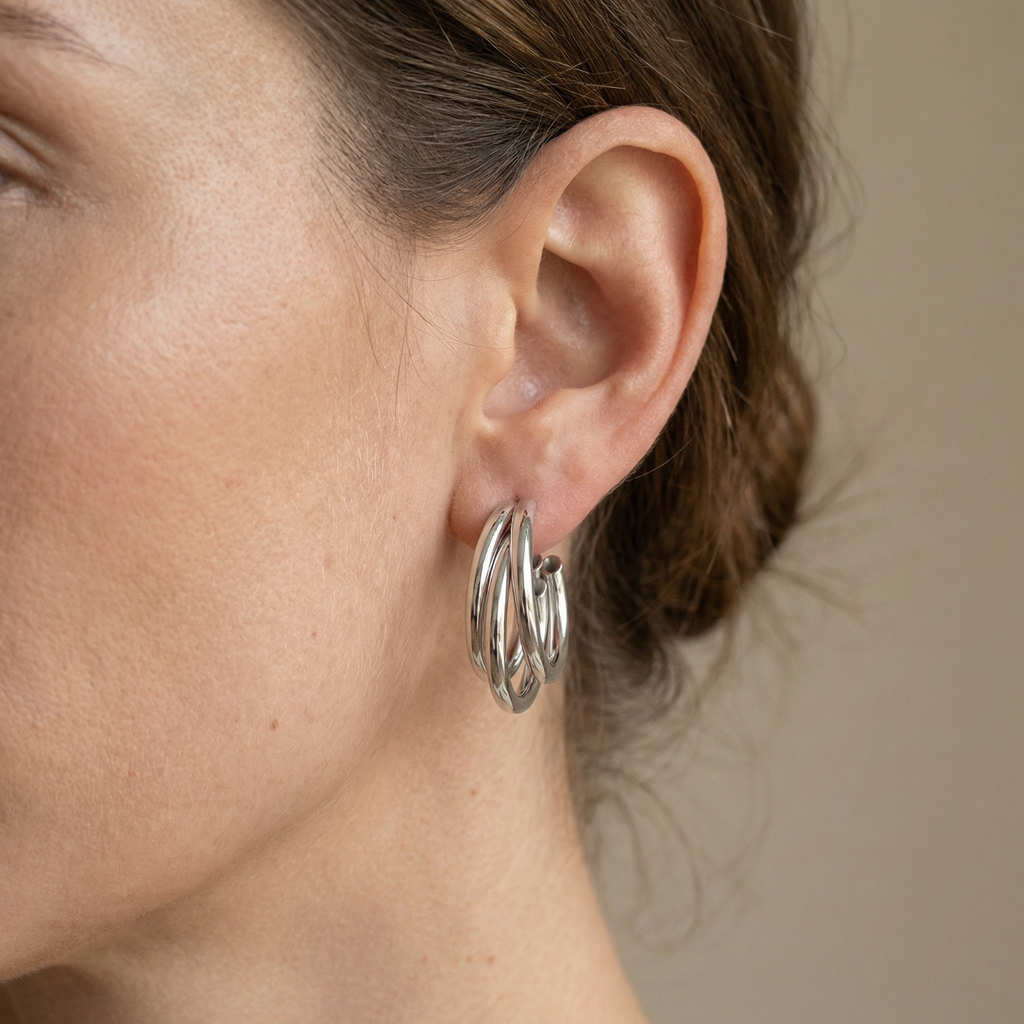 Yeng – Boucles d'Oreilles Créoles Entrelacées