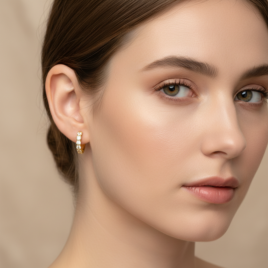 Kasia – Boucles d’Oreilles Huggie Élégantes