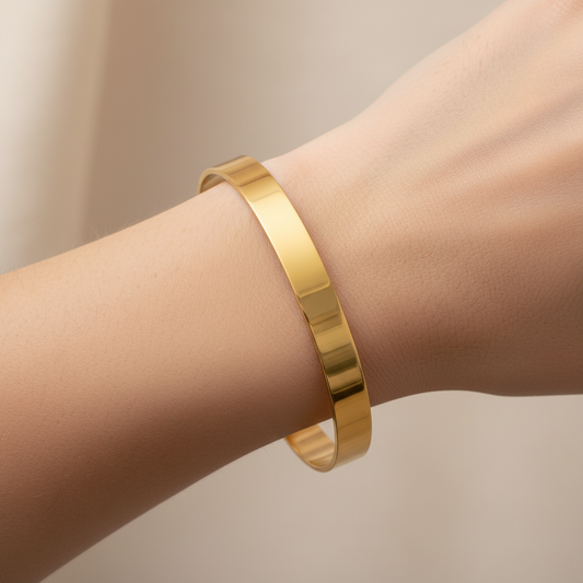 Cassie – Bracelet Jonc Manchette Élégant