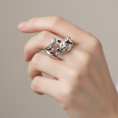 Katya – Bague en Alliage avec Design de Chaton
