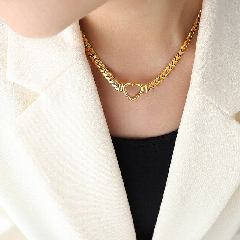 Ara – Collier Ras-du-Cou Cœur Doré