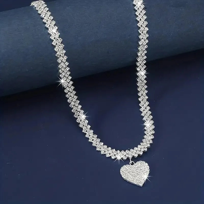 Collier Double Tennis avec Incrustations de Zirconia
