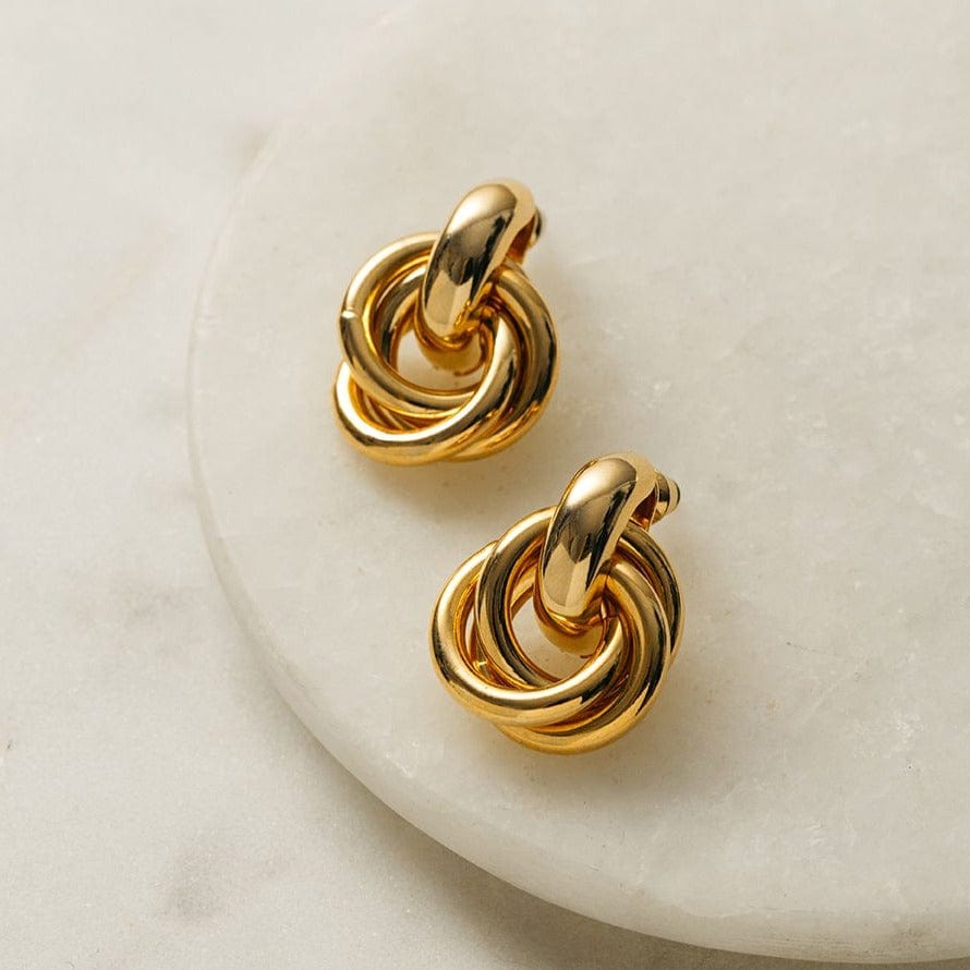 Rania – Boucles Dorées Design Entrelacé