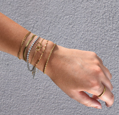 Billie – Bracelet Chaîne Fine en Corde