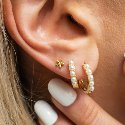 Lily – Petites Boucles d'Oreilles en Or